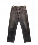 LEVI'Sリーバイス）の古着「90's 501ブラックデニムパンツ ボタン裏522 USA製」｜ブラック