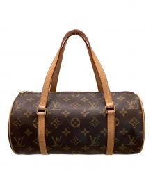LOUIS VUITTON（ルイ ヴィトン）の古着「パピヨン26 モノグラム ボストンバッグ」｜ブラウン