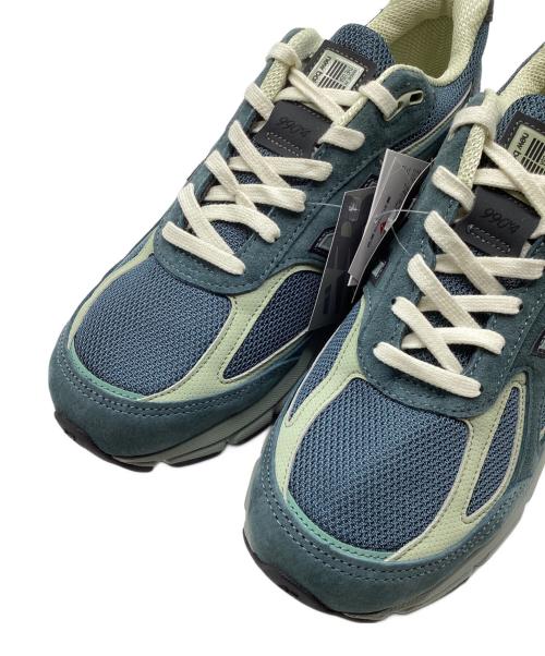 NEW BALANCE（ニューバランス）NEW BALANCE (ニューバランス) AURALEE (オーラリー) 990V4 ローカットスニーカー ダスティブルー サイズ:27cm 未使用品の古着・服飾アイテム