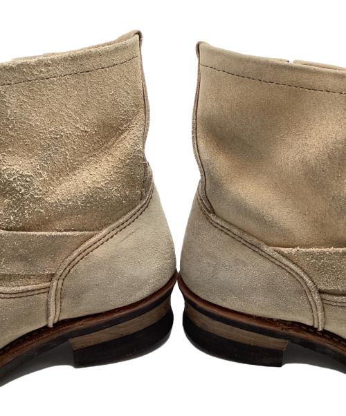 RED WING（レッドウィング）RED WING (レッドウィング) スエードショートエンジニアブーツ ベージュ サイズ:25cmの古着・服飾アイテム