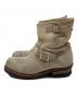 RED WING (レッドウィング) スエードショートエンジニアブーツ ベージュ サイズ:25cm：21000円