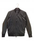 DIESELディーゼル）の古着「レザー切替ジャケット」｜ブラック