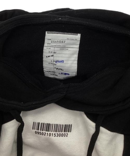 SHAREEF（シャリーフ）SHAREEF (シャリーフ) SWITCHING BIG HOODIE ブラック サイズ:Mの古着・服飾アイテム