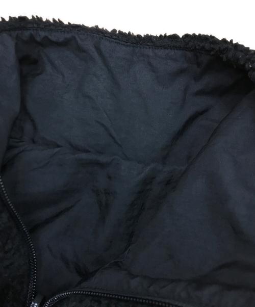 NIKE（ナイキ）NIKE (ナイキ) ビッグ スウッシュ リバーシブル ボア ジャケット ブラック×ホワイト サイズ:XLの古着・服飾アイテム