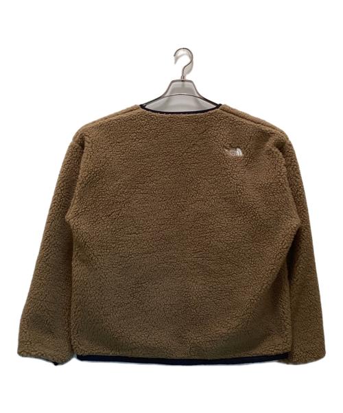 THE NORTH FACE（ザ ノース フェイス）THE NORTH FACE (ザ ノース フェイス) リバーシブルエクストリームパイルカーディガン ブラウン×ネイビー サイズ:XLの古着・服飾アイテム