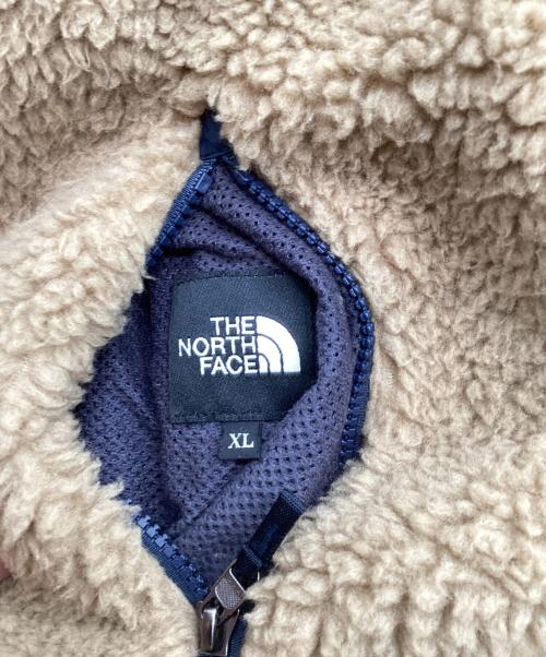 THE NORTH FACE（ザ ノース フェイス）THE NORTH FACE (ザ ノース フェイス) リバーシブルエクストリームパイルカーディガン ブラウン×ネイビー サイズ:XLの古着・服飾アイテム