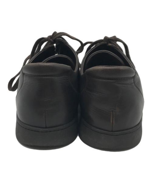 BALLY（バリー）BALLY (バリー) ラインデザインレザーシューズ ブラウン サイズ:91/2の古着・服飾アイテム