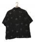 UNDERCOVER (アンダーカバー) 総柄オープンカラーシャツ ブラック サイズ:4：8000円