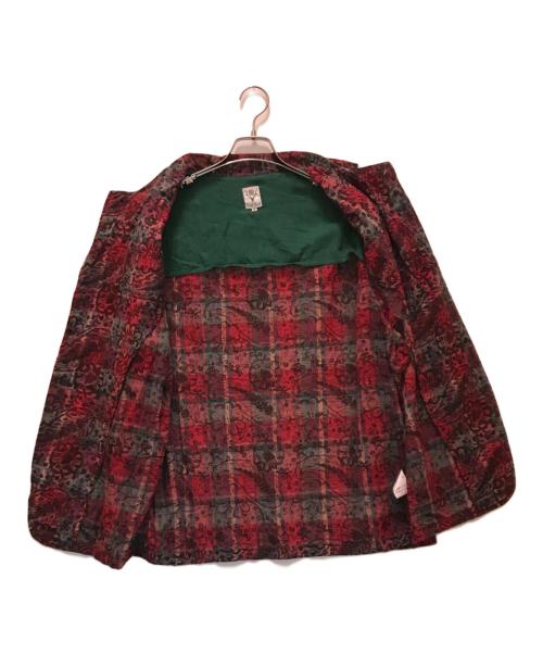 South2 West8（サウスツー ウエストエイト）south2 west8 (サウスツー ウエストエイト) 総柄シャツジャケット レッド サイズ:Sの古着・服飾アイテム