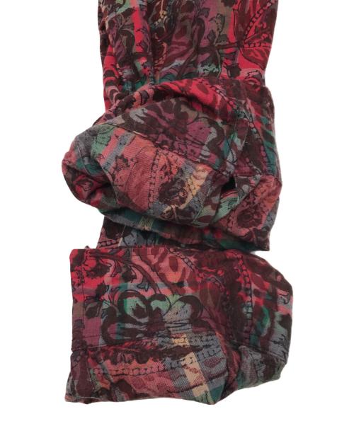 South2 West8（サウスツー ウエストエイト）south2 west8 (サウスツー ウエストエイト) 総柄シャツジャケット レッド サイズ:Sの古着・服飾アイテム