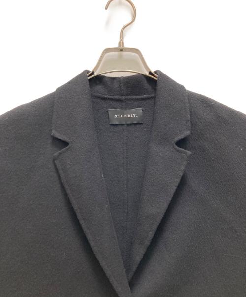 STUMBLY（スタンブリ―）STUMBLY (スタンブリ―) IENA (イエナ) 別注リラクシージレ ブラック サイズ:38の古着・服飾アイテム