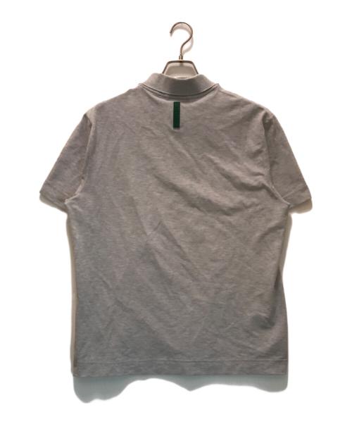 LACOSTE（ラコステ）LACOSTE (ラコステ) レギュラーフィット ムーブメントポロシャツ グレー サイズ:5の古着・服飾アイテム
