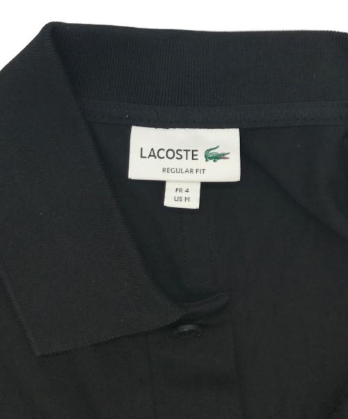 LACOSTE（ラコステ）LACOSTE (ラコステ) レギュラーフィット ムーブメントポロシャツ ブラック サイズ:4の古着・服飾アイテム