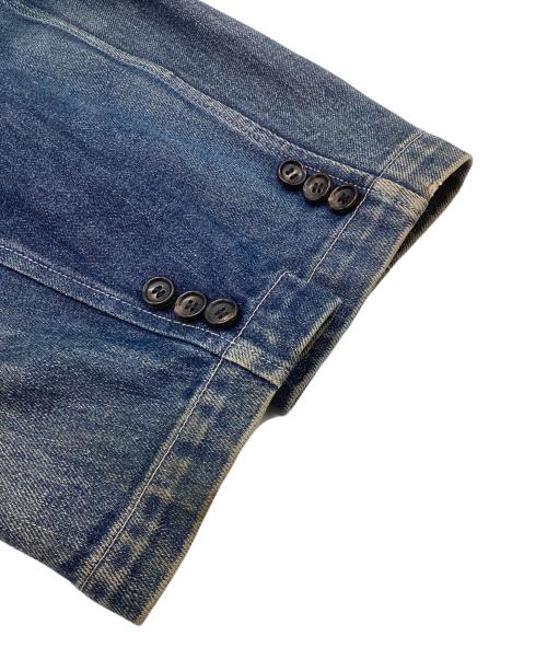 COMME des GARCONS HOMME（コムデギャルソン オム）COMME des GARCONS HOMME (コムデギャルソン オム) ヴィンテージ切替デニムカバーオール インディゴ×グレー サイズ:Mの古着・服飾アイテム