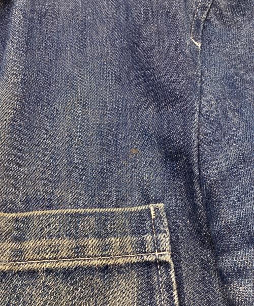 COMME des GARCONS HOMME（コムデギャルソン オム）COMME des GARCONS HOMME (コムデギャルソン オム) ヴィンテージ切替デニムカバーオール インディゴ×グレー サイズ:Mの古着・服飾アイテム