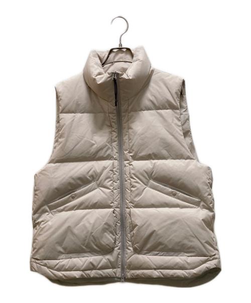 DESCENTE ddd（デサントディーディーディー）DESCENTE ddd (デサントディーディーディー) IENA (イエナ) 別注 ダウンベスト ホワイト サイズ:Mの古着・服飾アイテム