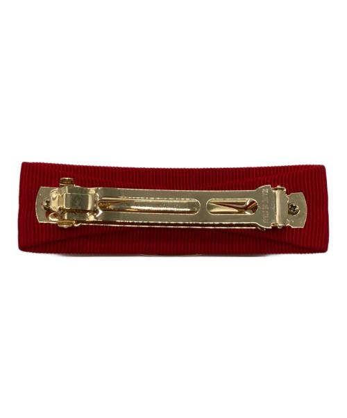 Salvatore Ferragamo（サルヴァトーレ フェラガモ）Salvatore Ferragamo (サルヴァトーレ フェラガモ) ヴァラリボン バレッタ レッドの古着・服飾アイテム