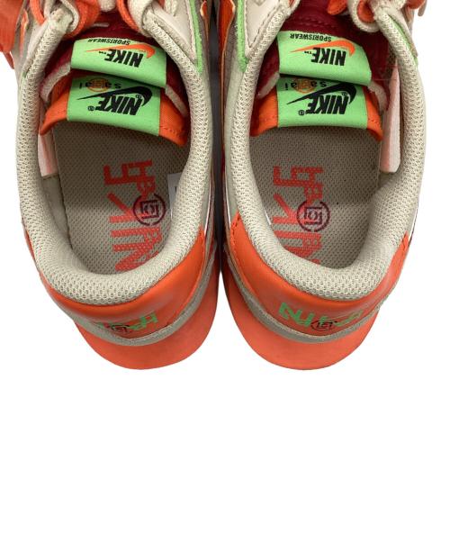 NIKE（ナイキ）NIKE (ナイキ) sacai (サカイ) CLOT (クロット) LD ワッフル S/C ベージュ×オレンジ サイズ:27.5の古着・服飾アイテム