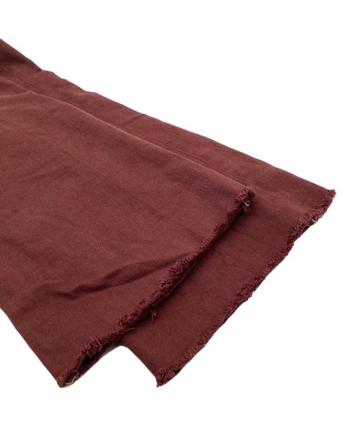 mother（マザー）mother (マザー) ブーツカットデニムパンツ ボルドー サイズ:W27の古着・服飾アイテム