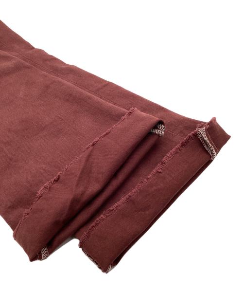 mother（マザー）mother (マザー) ブーツカットデニムパンツ ボルドー サイズ:W27の古着・服飾アイテム