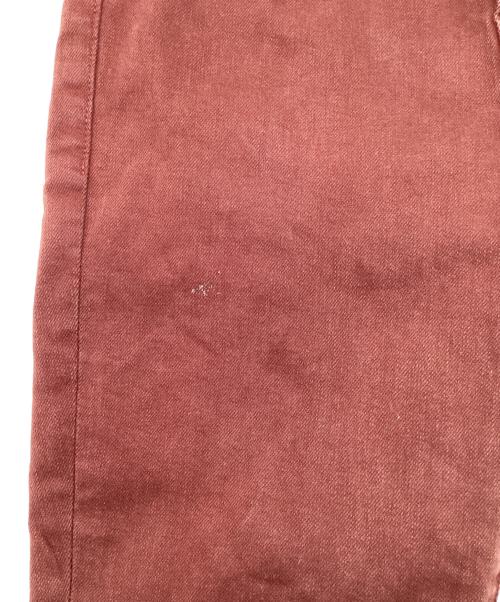 mother（マザー）mother (マザー) ブーツカットデニムパンツ ボルドー サイズ:W27の古着・服飾アイテム