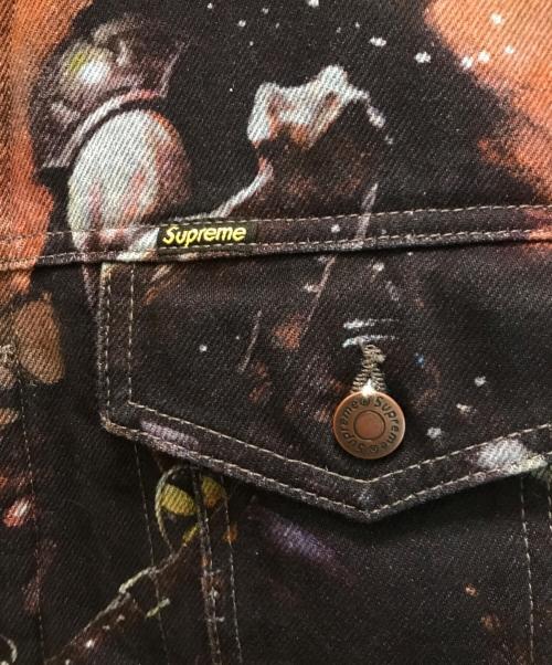 SUPREME（シュプリーム）SUPREME (シュプリーム) Frank Frazetta Faux フォー シアリング ラインド トラッカー ジャケット 
