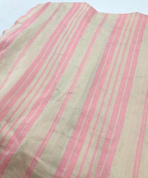 ebure（エブール）ebure (エブール) ノースリーブワンピース ベージュ×ピンク サイズ:38の古着・服飾アイテム