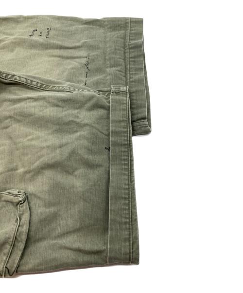 Porter Classic（ポータークラシック）Porter Classic (ポータークラシック) ハンドワークリメイクパンツハーフパンツ グリーン サイズ:Mの古着・服飾アイテム