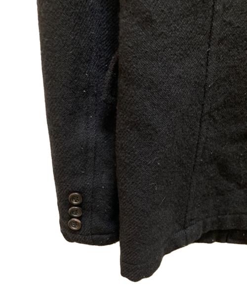 COMME des GARCONS HOMME（コムデギャルソン オム）COMME des GARCONS HOMME (コムデギャルソン オム) 裏地ロゴデザイン3Bテーラードジャケット ブラック サイズ:Ⅼの古着・服飾アイテム