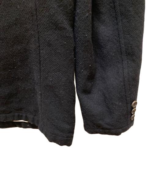 COMME des GARCONS HOMME（コムデギャルソン オム）COMME des GARCONS HOMME (コムデギャルソン オム) 裏地ロゴデザイン3Bテーラードジャケット ブラック サイズ:Ⅼの古着・服飾アイテム