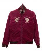 Hysteric Glamourヒステリックグラマー）の古着「ベロアスカジャン」｜パープル