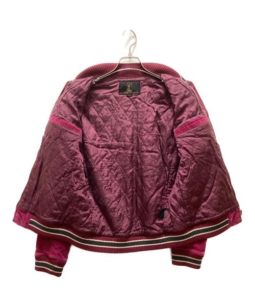 Hysteric Glamour（ヒステリックグラマー）Hysteric Glamour (ヒステリックグラマー) ベロアスカジャン パープル サイズ:Sの古着・服飾アイテム