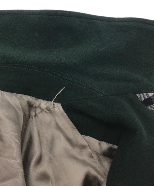 Burberry's（バーバリーズ）Burberry's (バーバリーズ) ウールスイングトップブルゾン グリーン サイズ:Mの古着・服飾アイテム