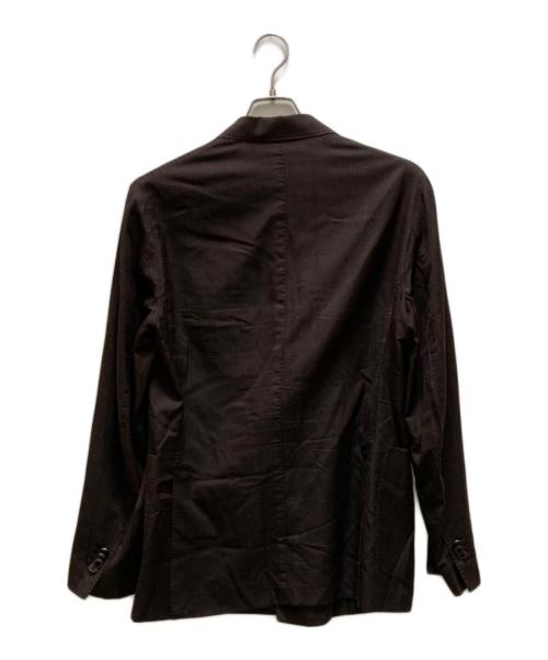 BOGLIOLI（ボリオリ）BOGLIOLI (ボリオリ) シャドウチェックダブルジャケット ブラウン サイズ:48の古着・服飾アイテム