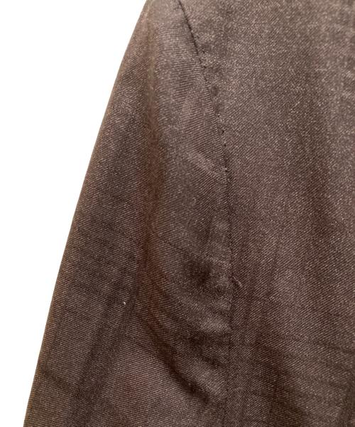 BOGLIOLI（ボリオリ）BOGLIOLI (ボリオリ) シャドウチェックダブルジャケット ブラウン サイズ:48の古着・服飾アイテム