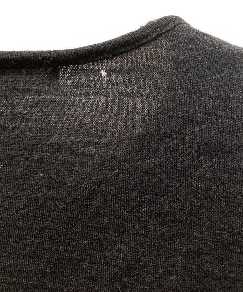 COMME des GARCONS HOMME（コムデギャルソン オム）COMME des GARCONS HOMME (コムデギャルソン オム) 90's ヴィンテージスリーブステッチヘンリーネックニット グレー サイズ:不明の古着・服飾アイテム