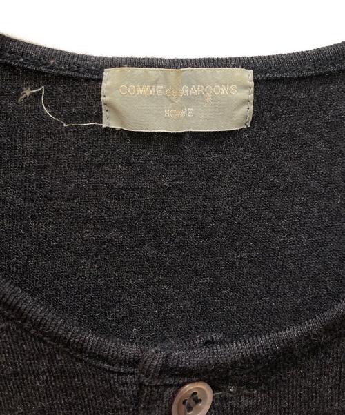 COMME des GARCONS HOMME（コムデギャルソン オム）COMME des GARCONS HOMME (コムデギャルソン オム) 90's ヴィンテージスリーブステッチヘンリーネックニット グレー サイズ:不明の古着・服飾アイテム