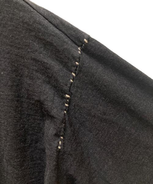 COMME des GARCONS HOMME（コムデギャルソン オム）COMME des GARCONS HOMME (コムデギャルソン オム) 90's ヴィンテージスリーブステッチヘンリーネックニット グレー サイズ:不明の古着・服飾アイテム