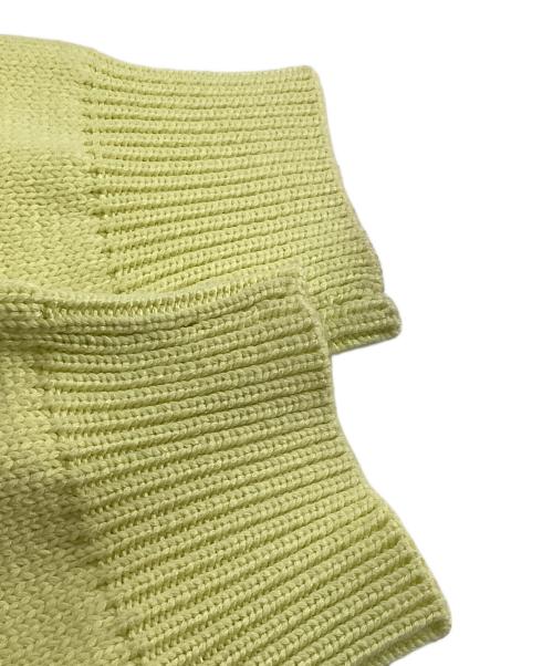 MEIAS（メイアス）MEIAS (メイアス) クルーネックニット イエロー サイズ:XLの古着・服飾アイテム