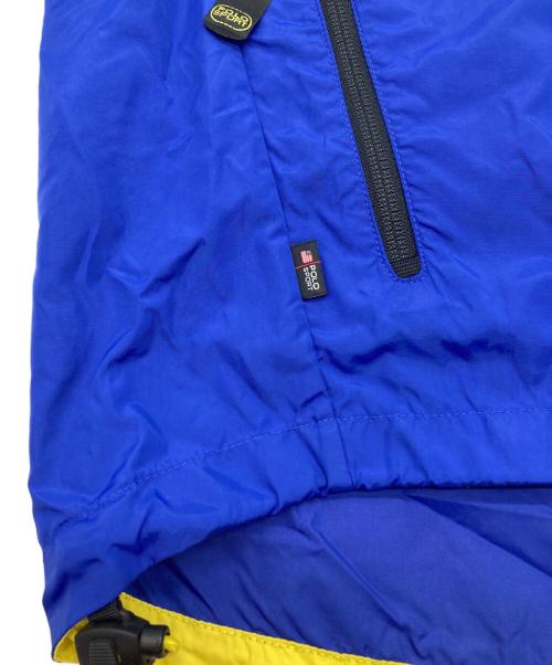 POLO SPORT（ポロスポーツ）POLO SPORT (ポロスポーツ) メッシュ切替ナイロンベスト ブルー サイズ:Lの古着・服飾アイテム