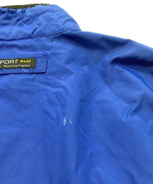 POLO SPORT（ポロスポーツ）POLO SPORT (ポロスポーツ) メッシュ切替ナイロンベスト ブルー サイズ:Lの古着・服飾アイテム