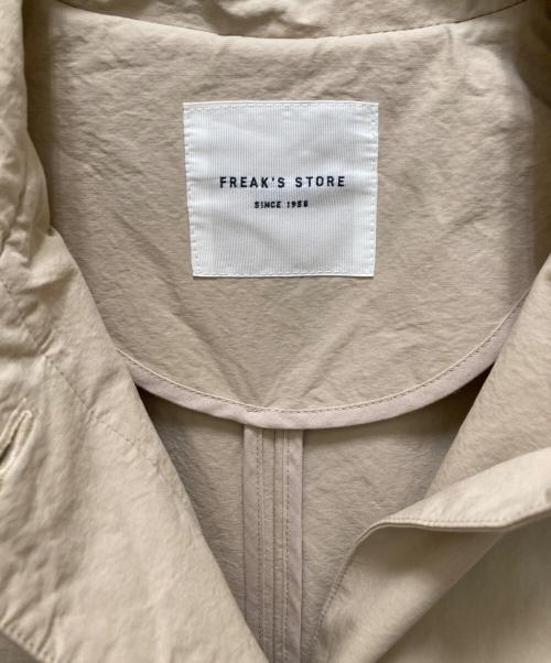 FREAK'S STORE（フリークスストア）FREAK'S STORE (フリークスストア) vintage likeステンカラーコート ベージュ サイズ:Freeの古着・服飾アイテム