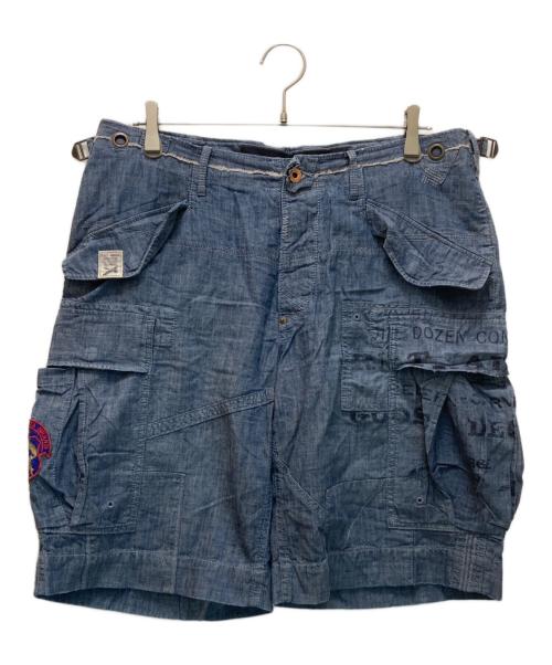 POLO RALPH LAUREN（ポロ・ラルフローレン）POLO RALPH LAUREN (ポロ・ラルフローレン) シャンブレーカーゴショートパンツ インディゴ サイズ:32の古着・服飾アイテム