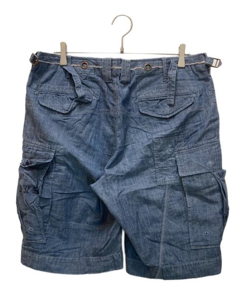 POLO RALPH LAUREN（ポロ・ラルフローレン）POLO RALPH LAUREN (ポロ・ラルフローレン) シャンブレーカーゴショートパンツ インディゴ サイズ:32の古着・服飾アイテム
