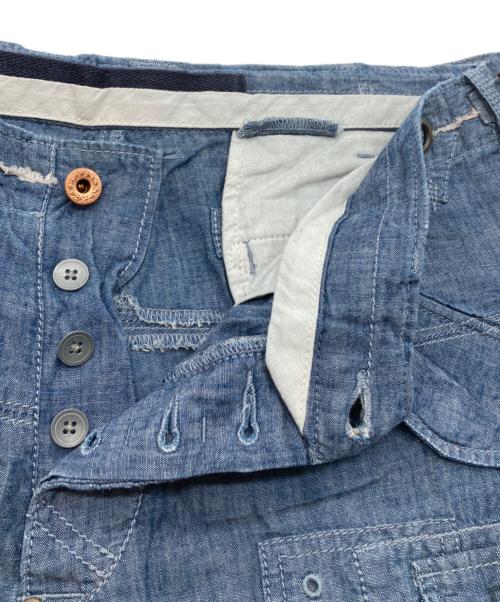 POLO RALPH LAUREN（ポロ・ラルフローレン）POLO RALPH LAUREN (ポロ・ラルフローレン) シャンブレーカーゴショートパンツ インディゴ サイズ:32の古着・服飾アイテム