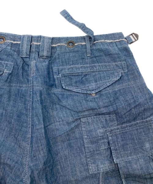 POLO RALPH LAUREN（ポロ・ラルフローレン）POLO RALPH LAUREN (ポロ・ラルフローレン) シャンブレーカーゴショートパンツ インディゴ サイズ:32の古着・服飾アイテム