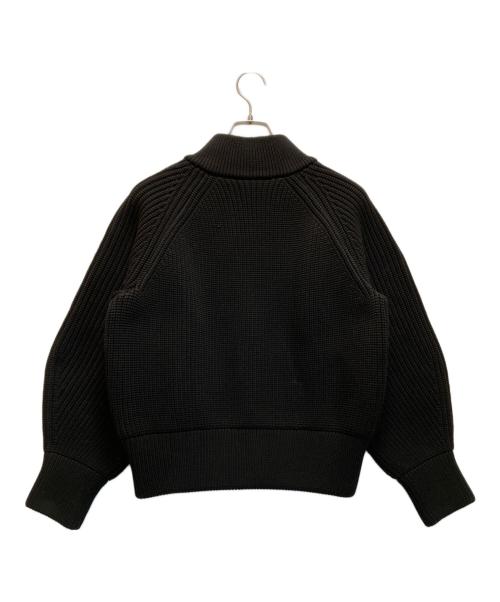 SYSORUS（シソラス）SYSORUS (シソラス) ダブルジップニットブルゾン ブラック サイズ:FREEの古着・服飾アイテム