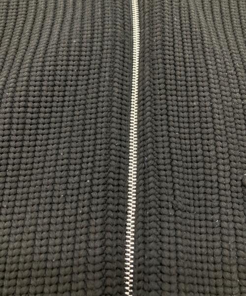 SYSORUS（シソラス）SYSORUS (シソラス) ダブルジップニットブルゾン ブラック サイズ:FREEの古着・服飾アイテム