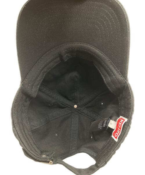 KENZO（ケンゾー）KENZO (ケンゾー) VERDY (ヴェルディ) コラボロゴキャップ ブラックの古着・服飾アイテム