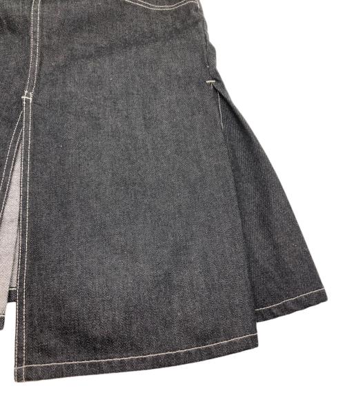 beautiful people（ビューティフルピープル）beautiful people (ビューティフルピープル) STUDIOUS (ステュディオス) 別注セルヴィッジデニムフィッシュテイルスカート ブラック サイズ:36の古着・服飾アイテム